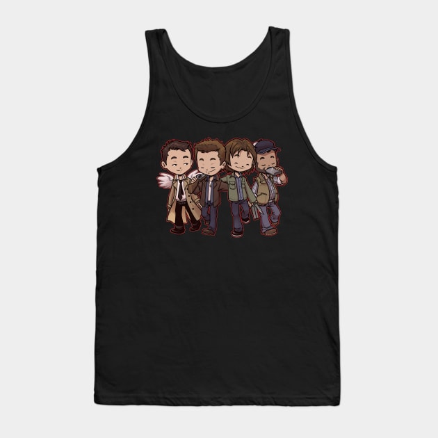 Supernatural Buddies Tank Top by Dooomcat